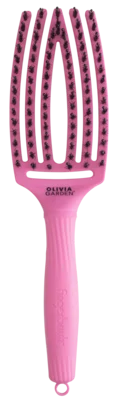 Olivia Garden Fingerbrush Care Iconic Boar&Nylon Pink Granita