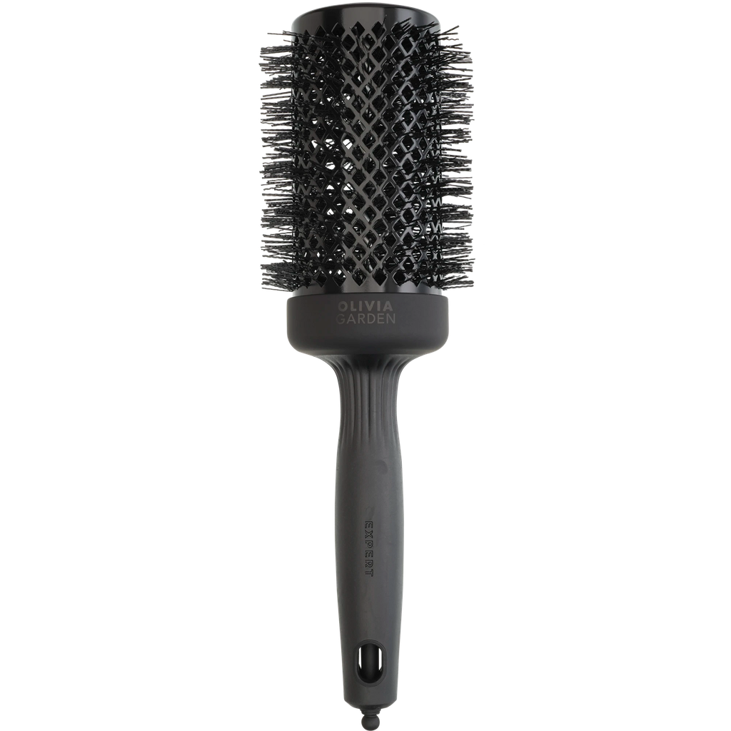 [ID2119] Olivia Garden Expert Blowout Shine Wavy Bristles Black Label 55