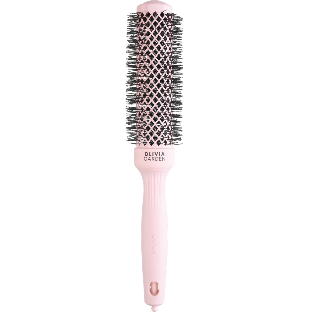 [ID2222] Olivia Garden Expert Blowout Speed Wavy Bristles Pastel Pink 35
