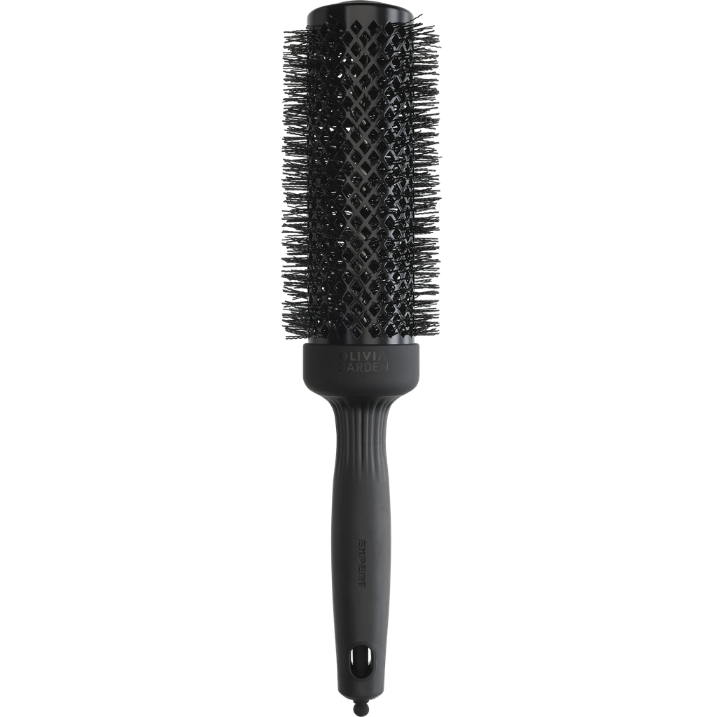 [ID2127] Olivia Garden Expert Blowout Speed Wavy Bristles Black Label 45