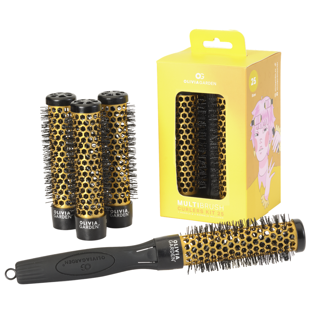 [ID2143] Olivia Garden Multibrush Curlers Kit 25