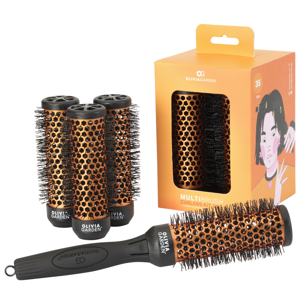 [ID2144] Olivia Garden Multibrush Curlers Kit 35