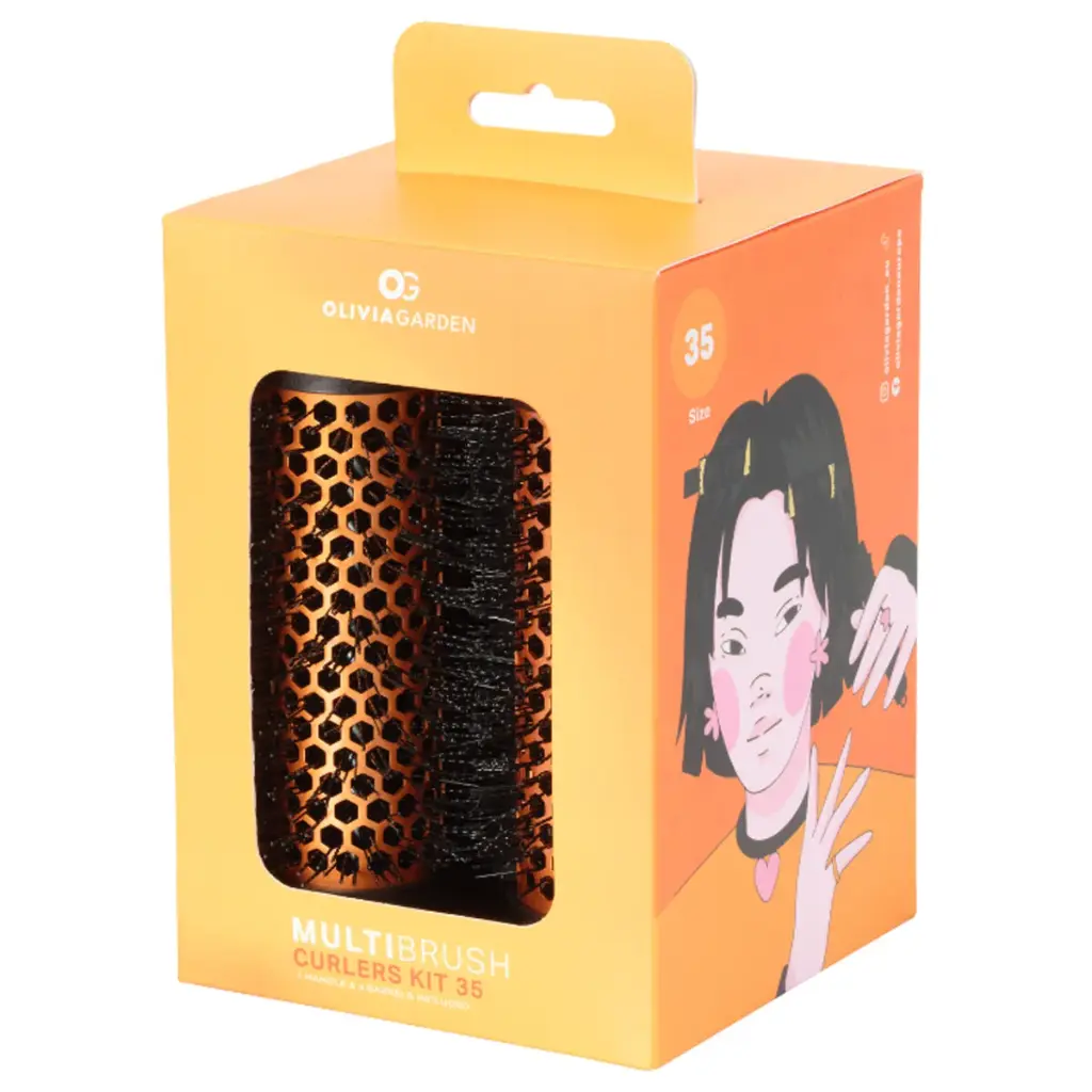 [ID2144] Olivia Garden Multibrush Curlers Kit 35