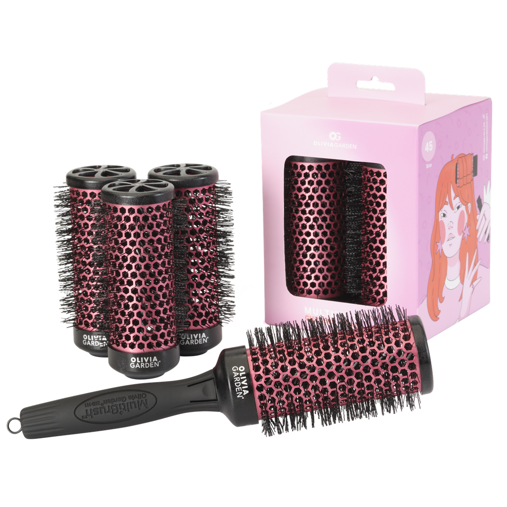 [ID2145] Olivia Garden Multibrush Curlers Kit 45