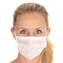 Masques buccaux 2-laags Blanc 100 pcs