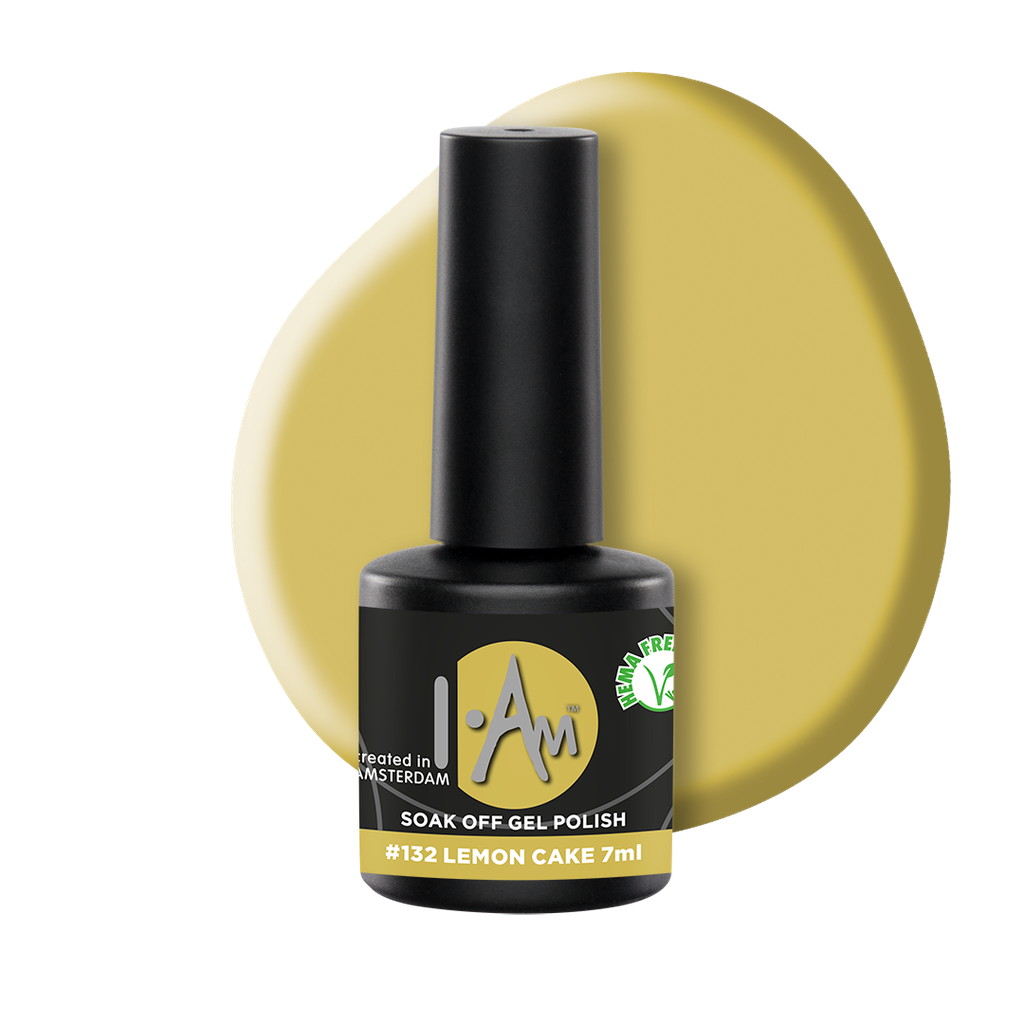 I.Am Soak Off Gel Polish #132 Lemon Cake 7ml