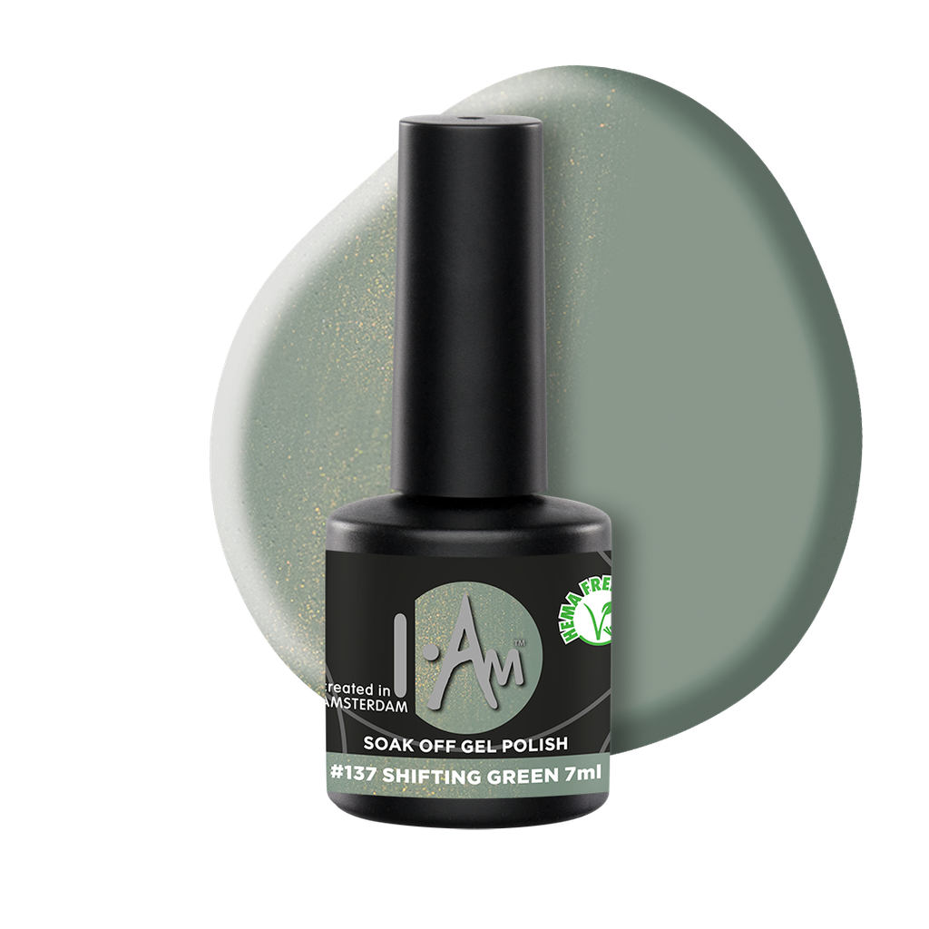 Soak Off Gel Polish #137 Shifting Green