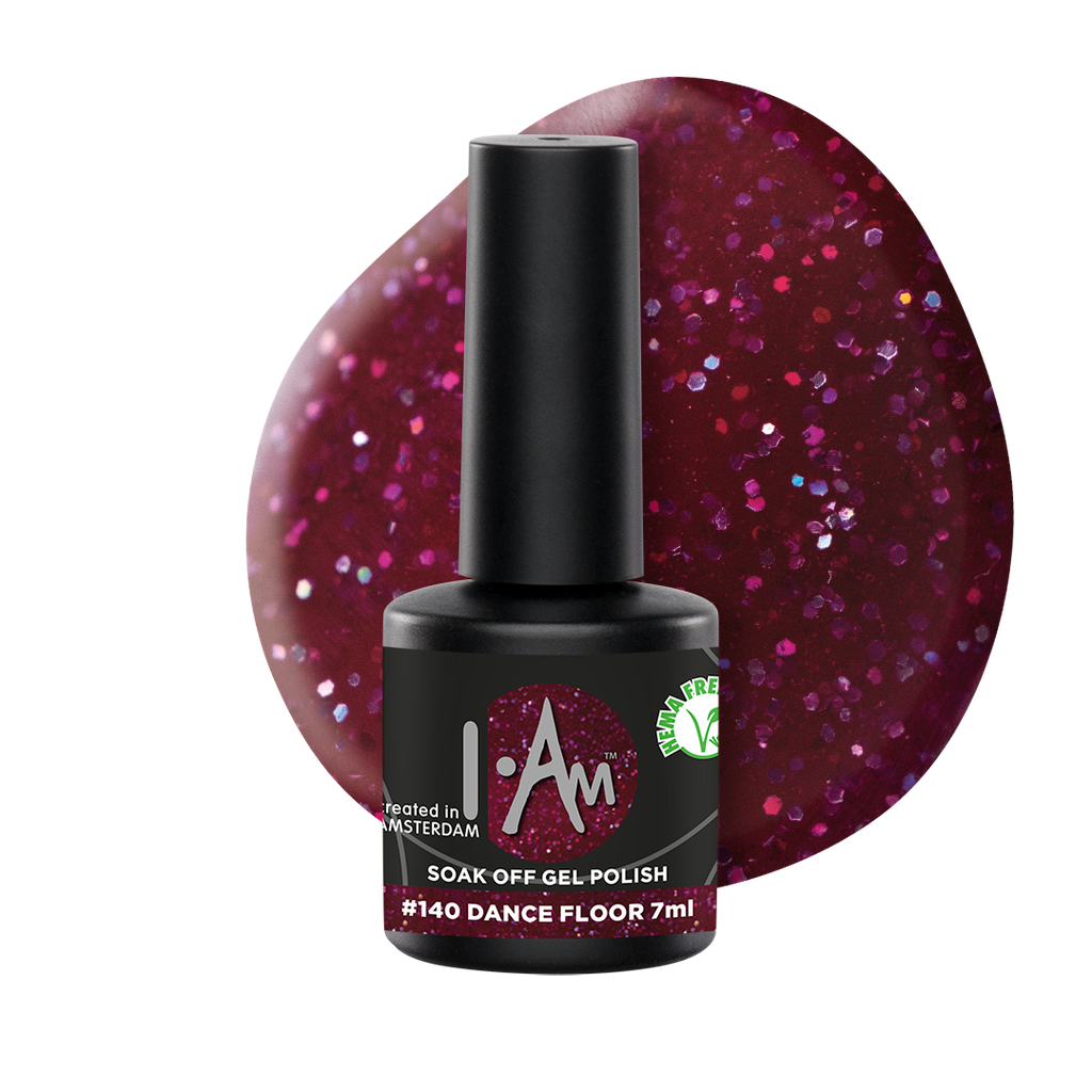 [1212177279] I.Am Soak Off Gel Polish #140 Dance Floor 7ml