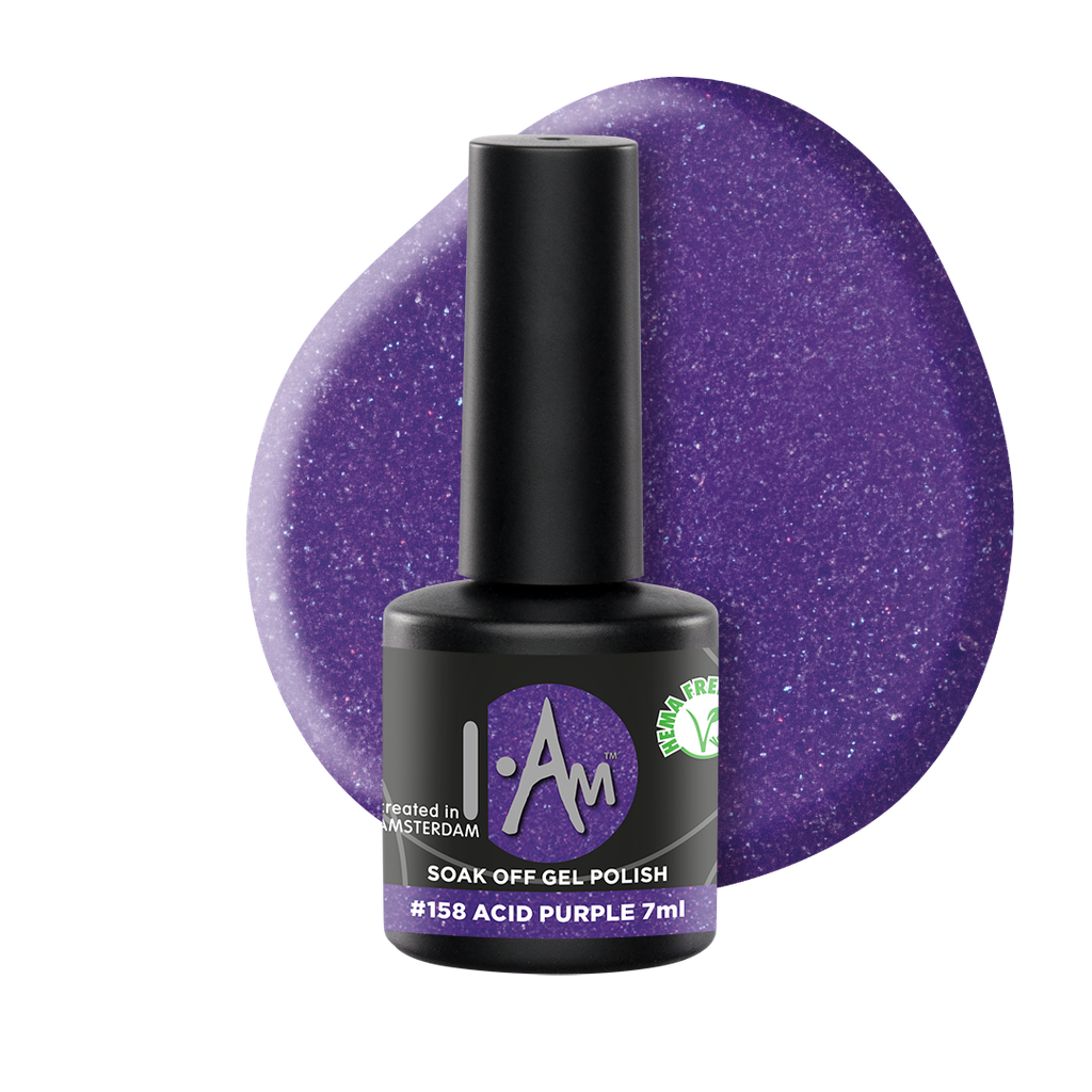 I.Am Soak Off Gel Polish #158 Acid Purple 7ml