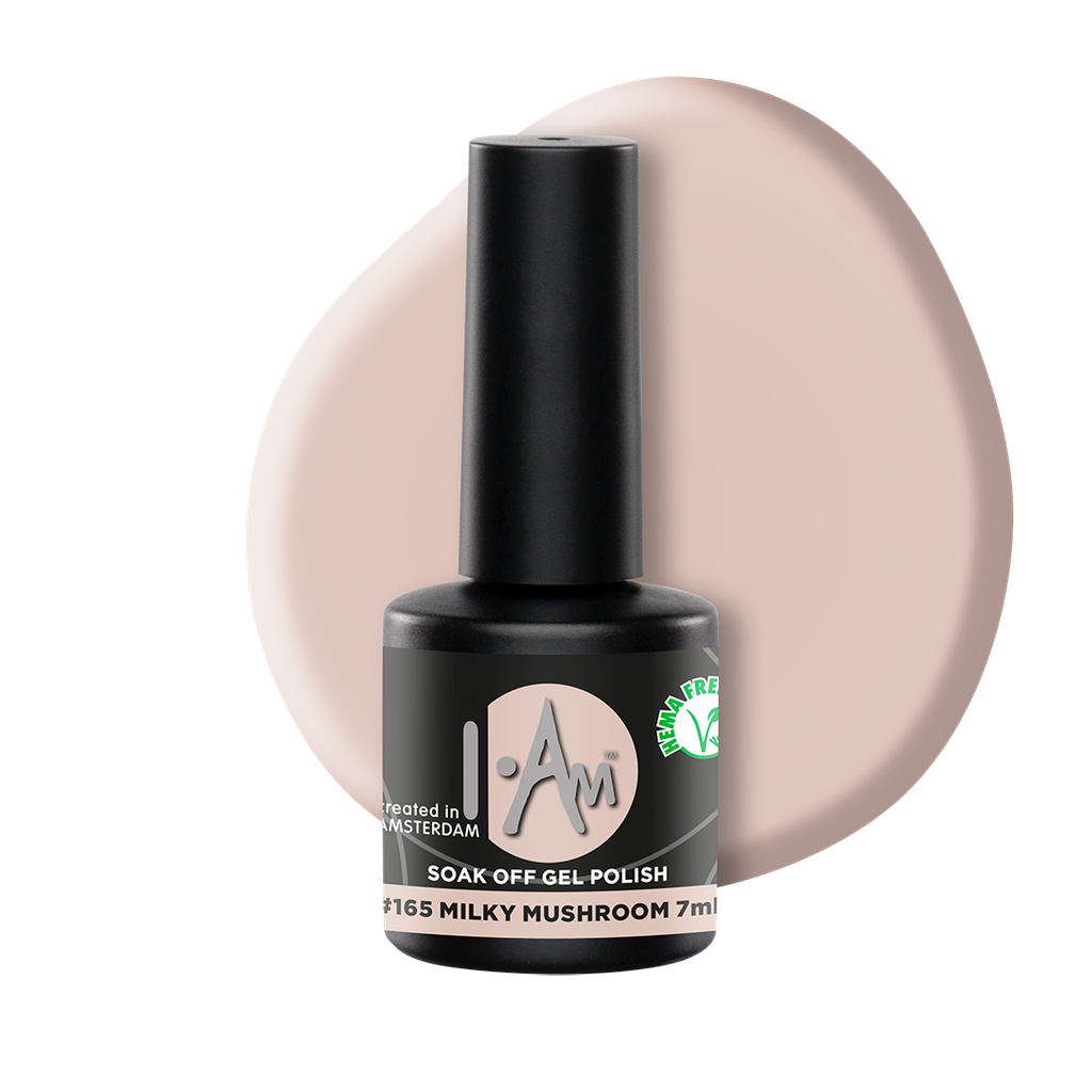 [1212177329] I.Am Soak Off Gel Polish #165 Milky Mushroom 7ml