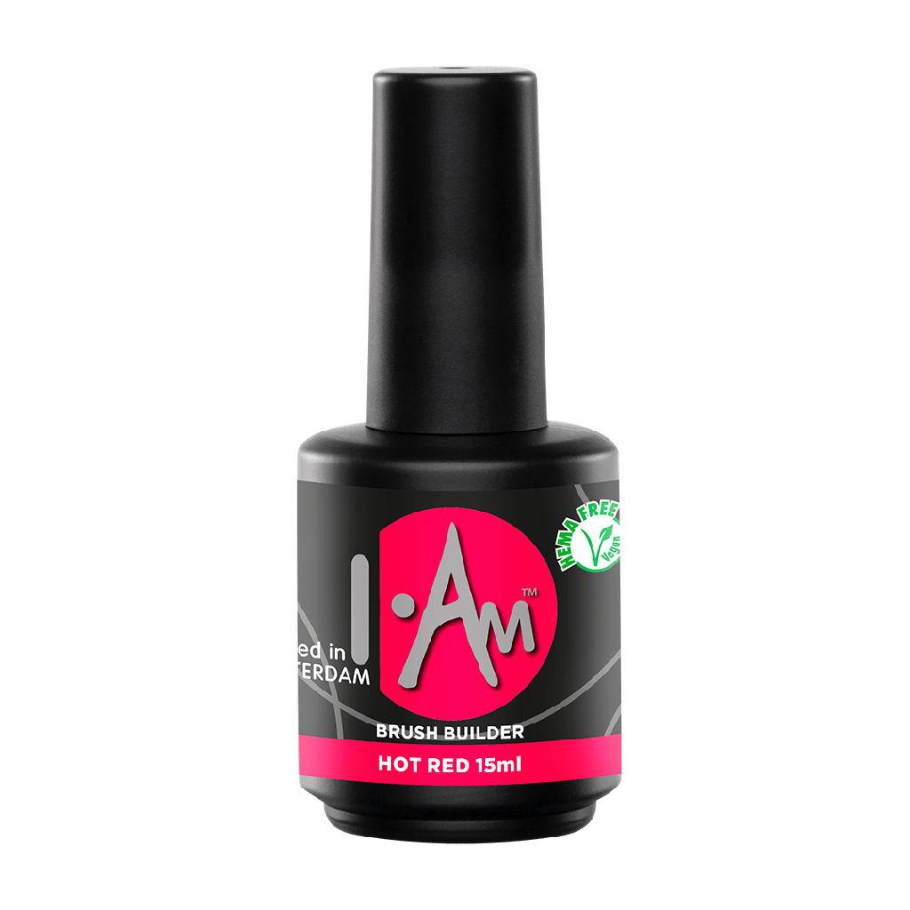 [1212173026] I AM Brush Builder Hot Red 15ml