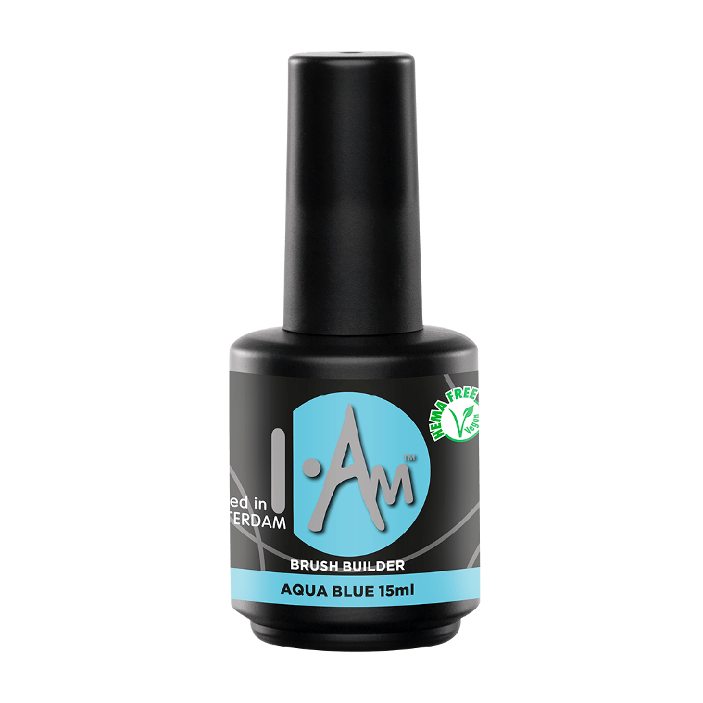 [1212173033] I AM Brush Builder Aqua Blue 15ml