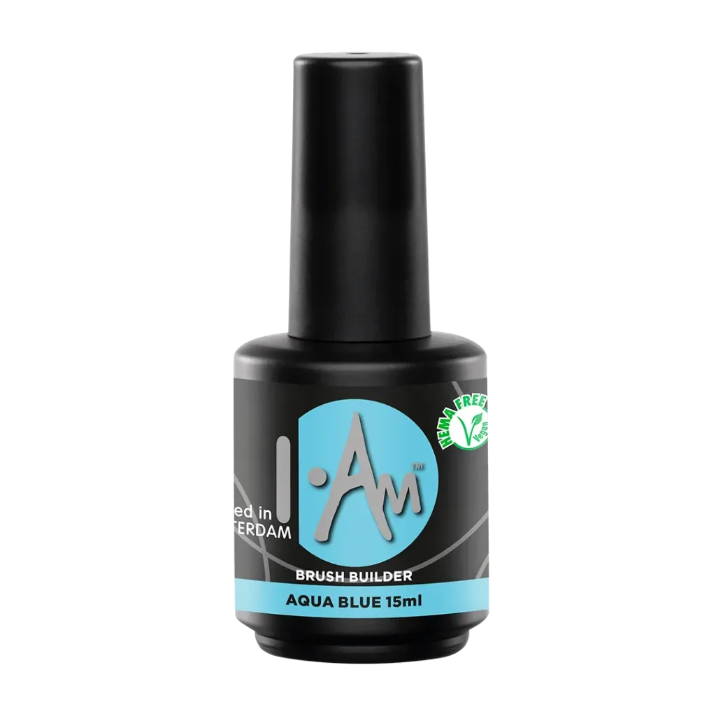 [1212173033] I.AM Brush Builder Aqua Blue 15ml