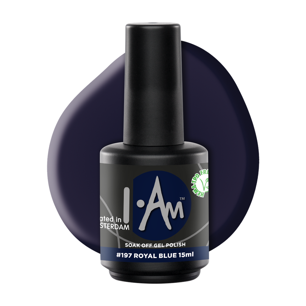 I.AM Soak Off Gel Polish #197 Royal Blue (15ml)