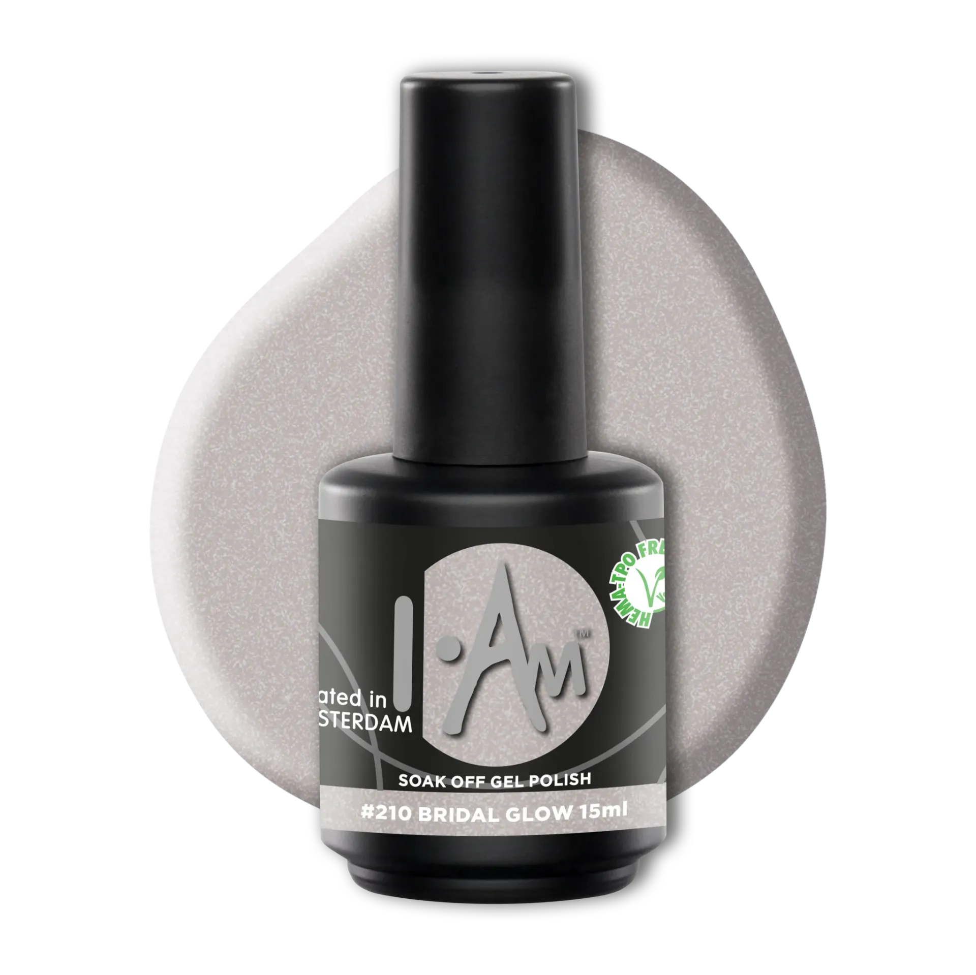 [1212177420] I.Am Soak Off Gel Polish #210 Bridal Glow (15ml)