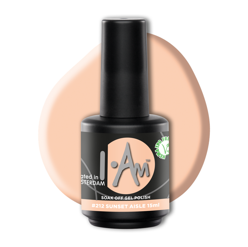 I.Am Soak Off Gel Polish #212 Sunset Aisle (15ml)