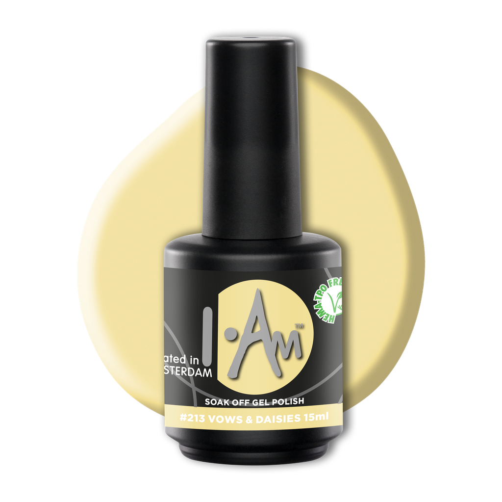 I.Am Soak Off Gel Polish #213 Vows & Daisies (15ml)