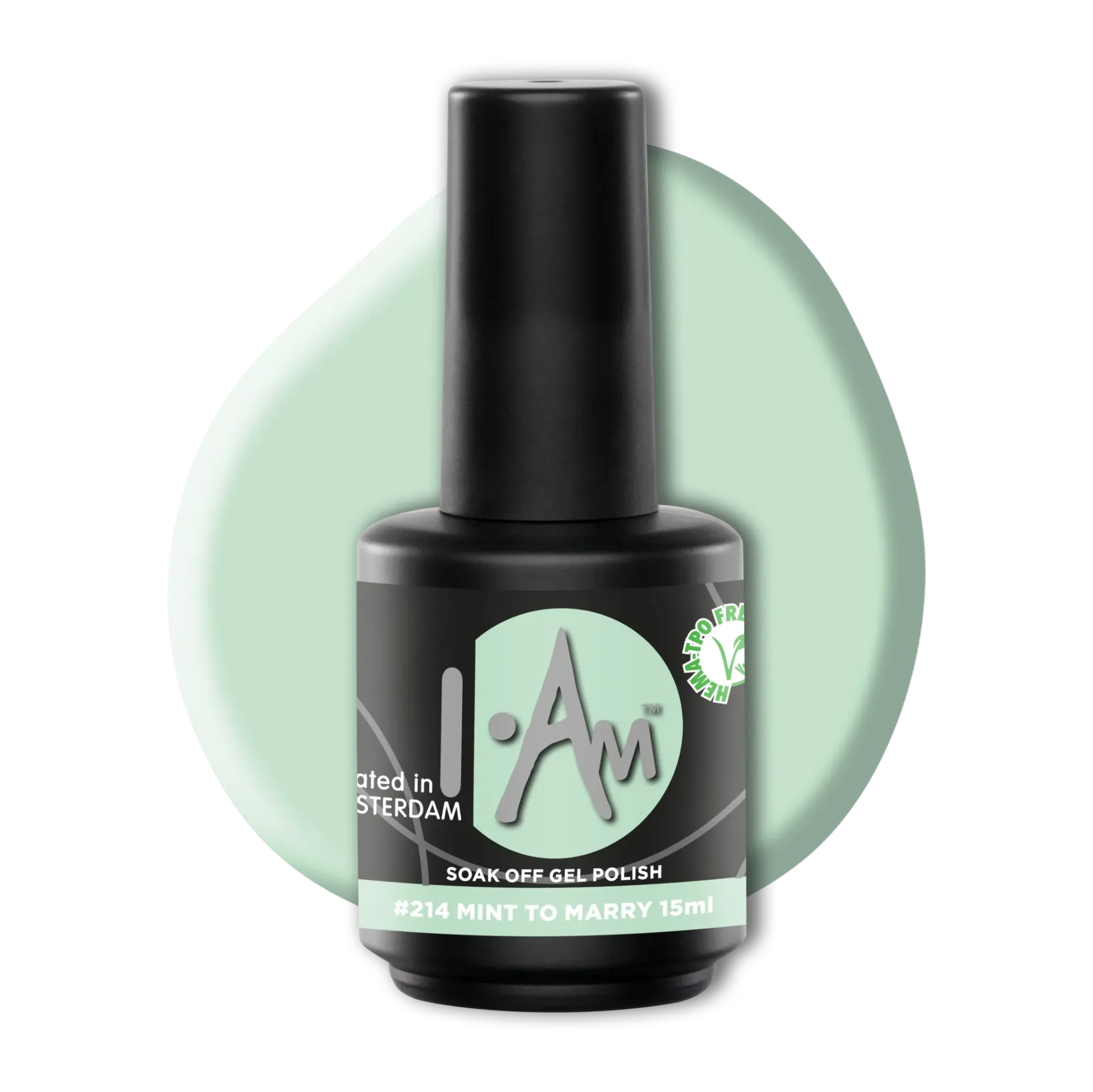 [1212177428] I.Am Soak Off Gel Polish #214 Mint to Marry (15ml)