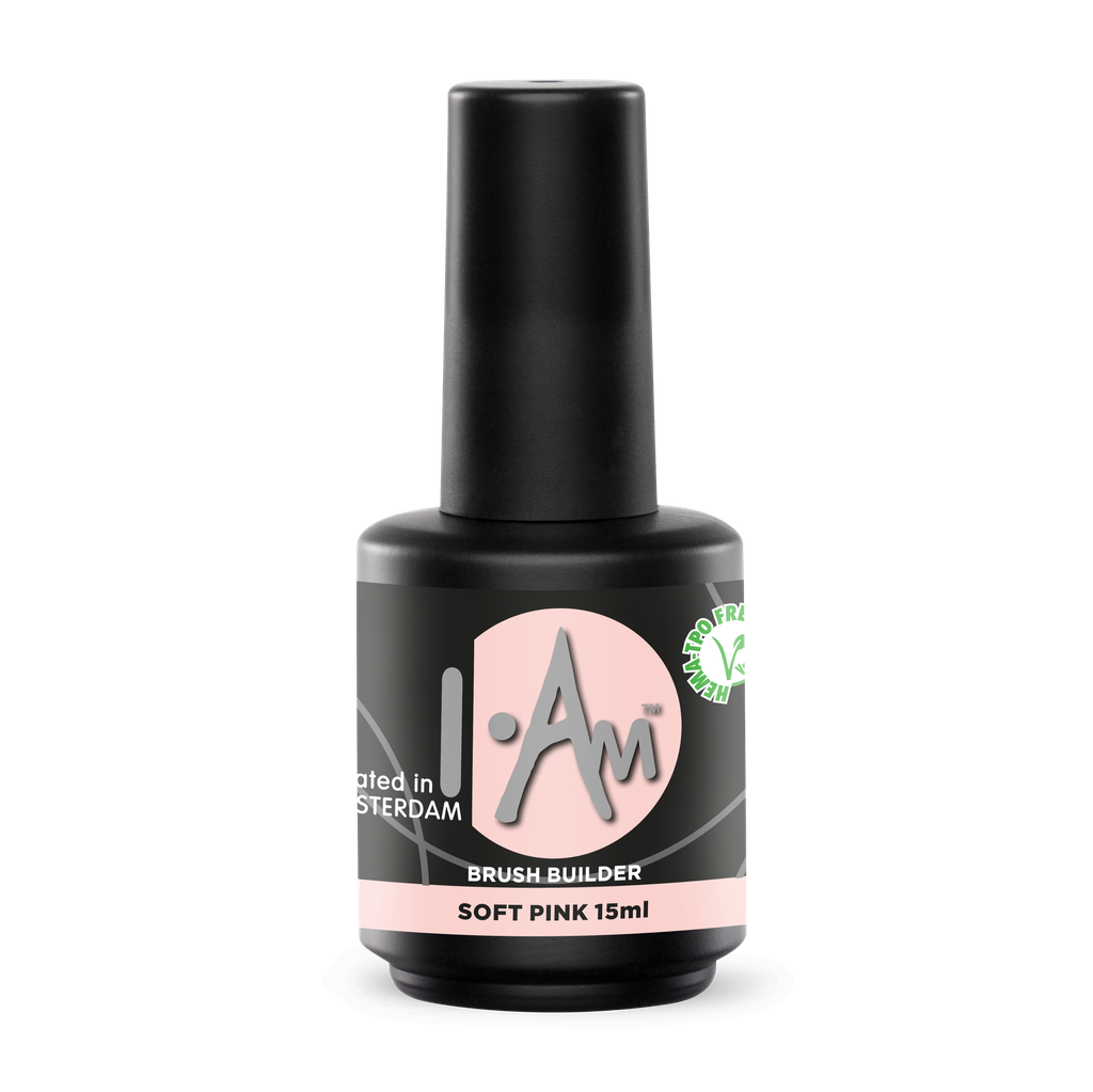 [1212173048] I AM Brush Builder Soft Pink 15ml