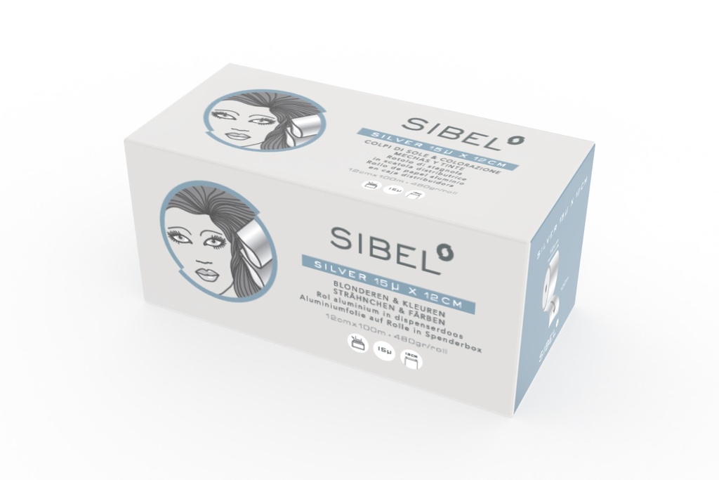 [S4336231] SIBEL Alufolie Rol 15MU 480 g 12cmx100m