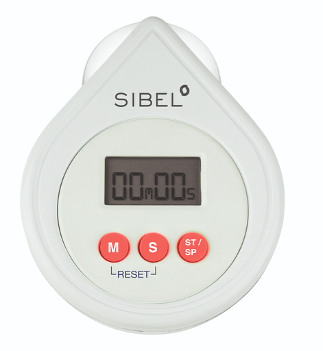[S009004001] SIBEL Digitale Timer Waterdruppel Wit