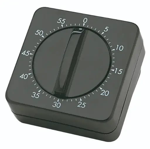 [S009005402] Handmatige Timer Zwart