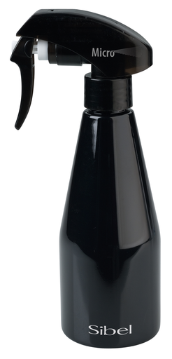 [S090200102] SIBEL Sprayflacon Micro Vernevelaar Conisch Zwart 250ml