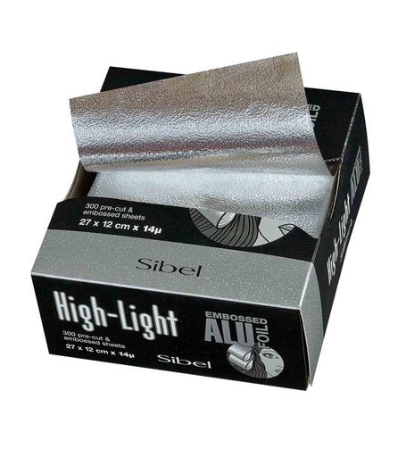 [S4336216] PRECUT EMBOSSED ALU SHEETS 27X12CM 14µ 300PCS