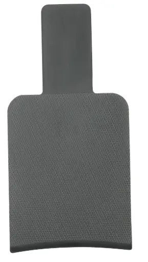 [S841870102] SPATEL PLASTIEK ZWART