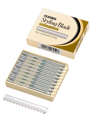 FEATHER RAZOR MESJES PAKJE 1X10ST