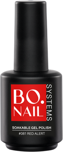 [1212077168] BO. Soakable Gel Polish #081 Red Alert 7ml