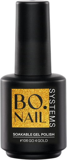 [1212077218] BO. Soakable Gel Polish #106 Go 4 Gold 7ml