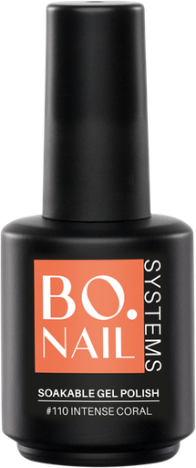 [1212077226] BO. Soakable Gel Polish #110 Intense Coral 7ml