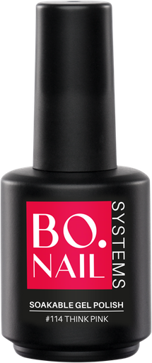 [1212077234] BO. Soakable Gel Polish #114 Think Pink 7ml