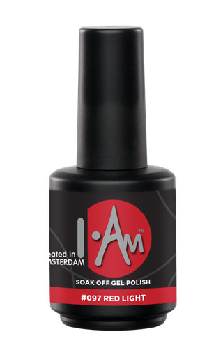 [1212177194] I.AM Soak Off Gel Polish #097 Red Light 15ml
