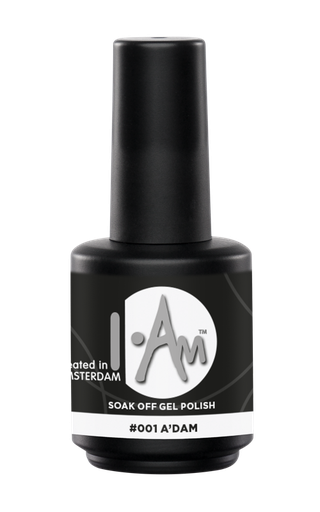 [1212177002] I.AM Soak Off Gel Polish #001 A'dam 15ml