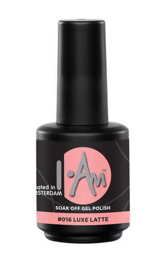 [1212177032] I.AM Soak Off Gel Polish #016 Luxe Latte 15ml