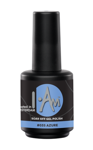 [1212177070] I.AM Soak Off Gel Polish #035 Azure 15ml