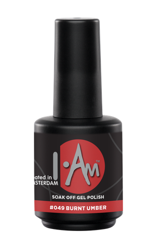 [1212177098] I.AM Soak Off Gel Polish #049 Burnt Umber 15ml