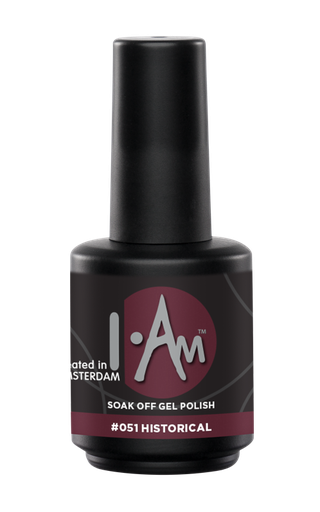 [1212177102] I.AM Soak Off Gel Polish #051 Historical 15ml