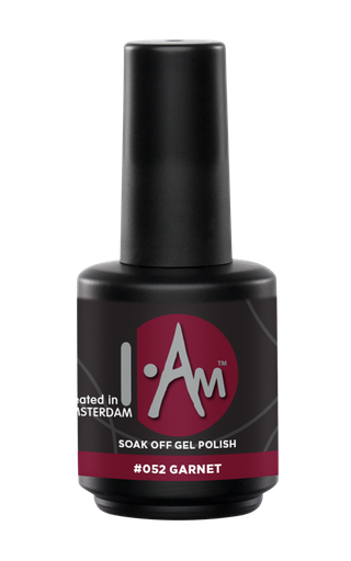[1212177104] I.AM Soak Off Gel Polish #052 Garnet 15ml