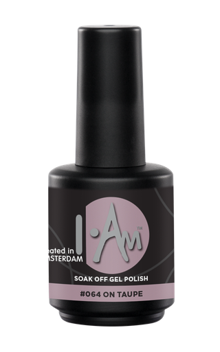 [1212177128] I.AM Soak Off Gel Polish #064 On Taupe 15ml