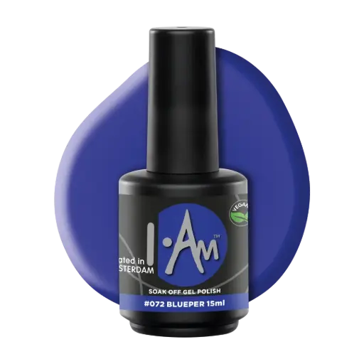 [1212177144] I.AM Soak Off Gel Polish #072 Blueper 15ml