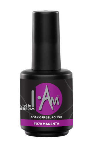 [1212177158] I.AM Soak Off Gel Polish #079 Magenta 15ml
