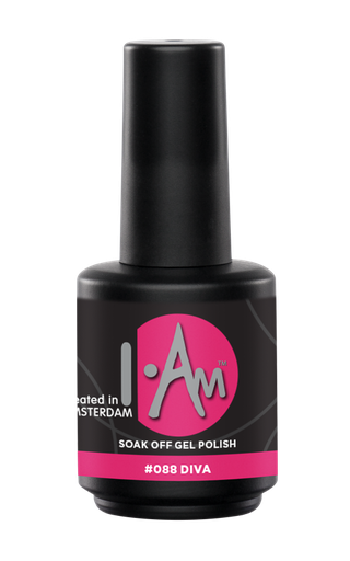 [1212177176] I.AM Soak Off Gel Polish #088 Diva 15ml