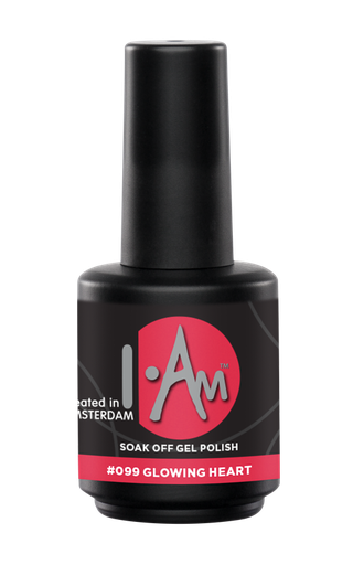 [1212177198] I.AM Soak Off Gel Polish #099 Glowing Heart 15ml