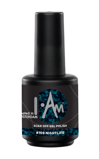 [1212177216] I.AM Soak Off Gel Polish #108 Nightlife 15ml