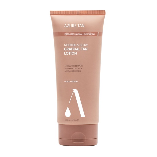 [71822] Nourish & Glow Gradual Tanning Lotion Light/Medium 200ml 