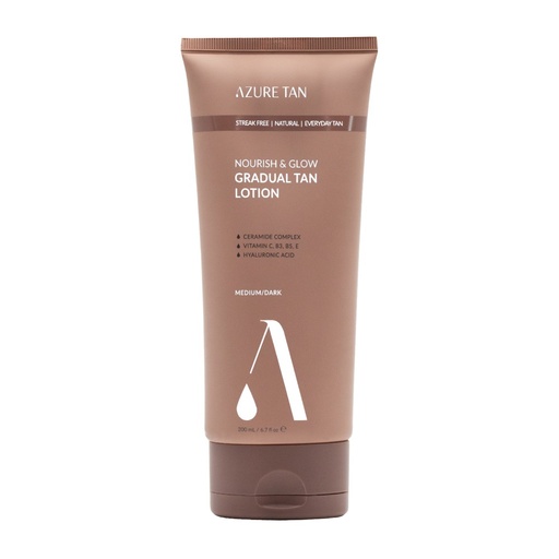 [71823] Nourish & Glow Gradual Tanning Lotion Medium/Dark 200ml
