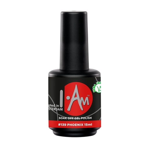 [1212177278] I.AM Soak Off Gel Polish #139 Phoenix 15ml